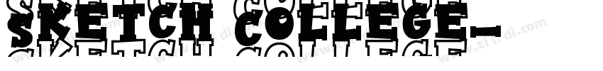 Sketch College字体转换